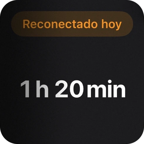 1 h 20 min reconectado hoy.